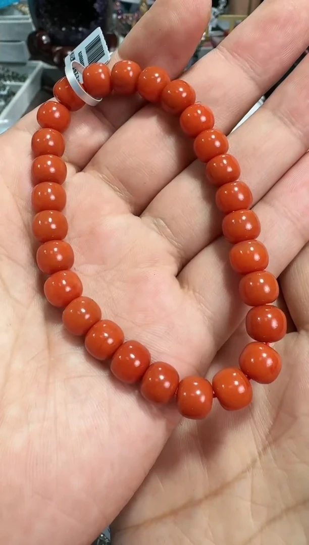 【闪购商品】南红玛瑙手链未镶嵌匝0150   7mm