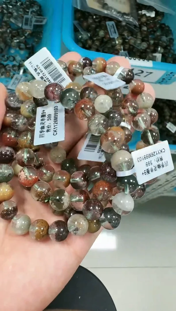 【闪购商品】水晶手链未镶嵌匝1446 9mm多样性发一件
