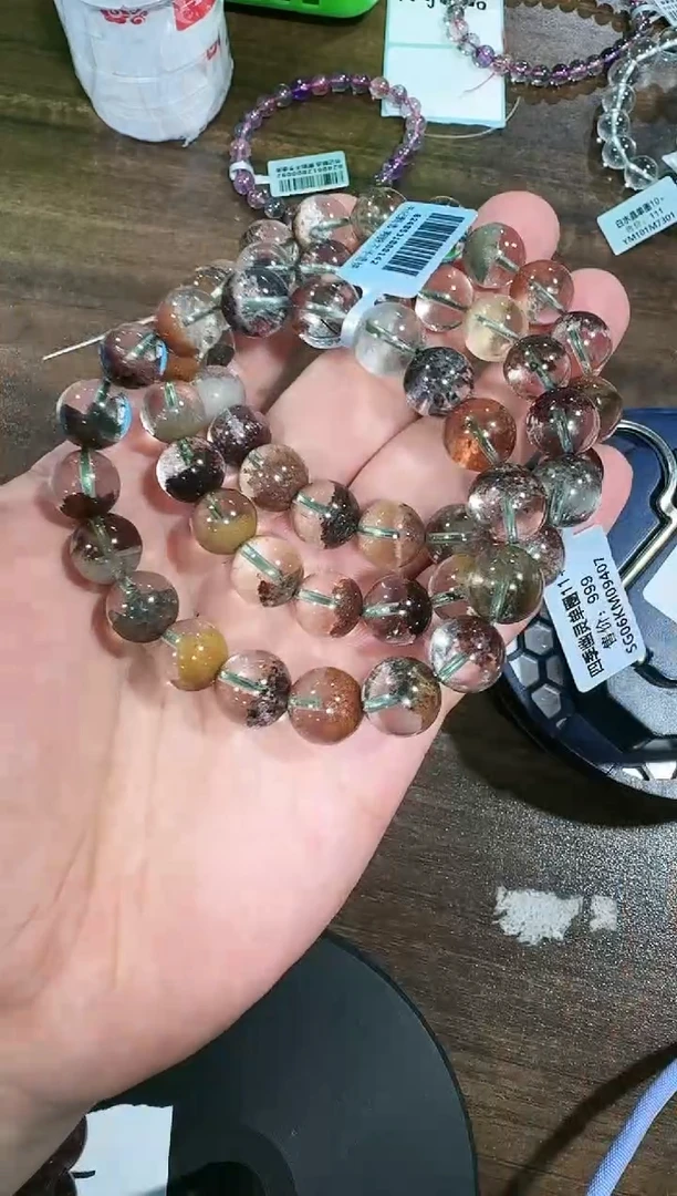【闪购商品】水晶手链未镶嵌匝0729   11mm多样性发一件