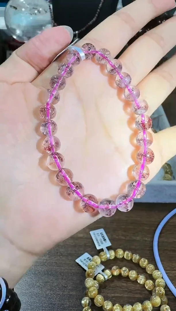 【闪购商品】水晶手链未镶嵌Y695  约7mm