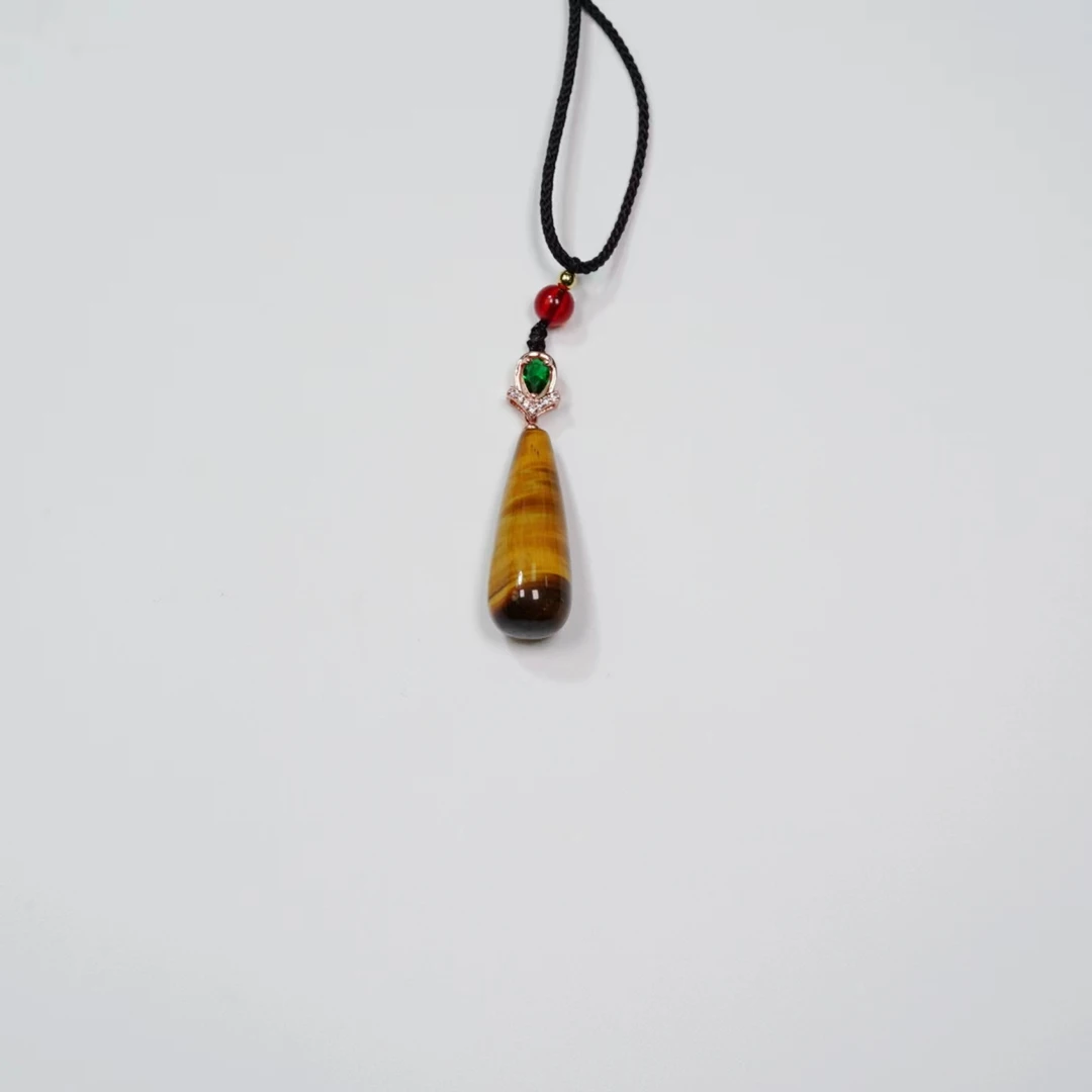 【书记推荐】天然虎眼石吊坠