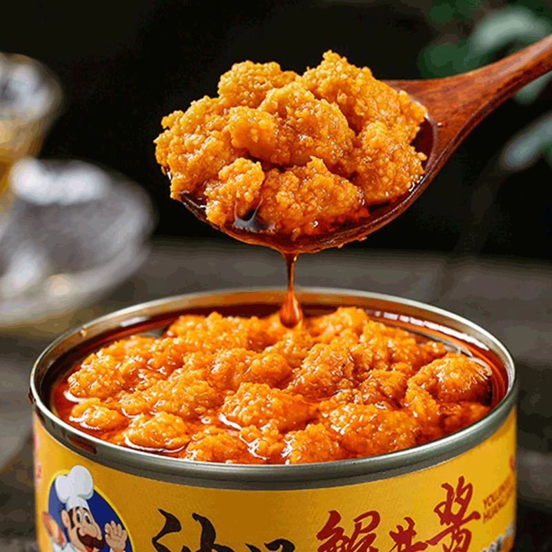 蟹黄酱黄油好吃大闸蟹粉蟹肉螃蟹拌面条捞拌饭即食蟹膏纯蟹黄油