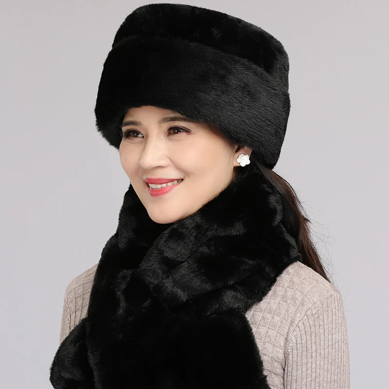 中老年帽子女秋冬季妈妈奶奶老年人老人棉帽老太太东北加厚雷锋帽