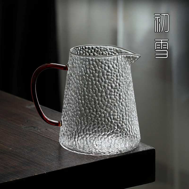 高茗大容量500ml公道杯玻璃分茶器大号泡茶公杯茶海耐热功夫茶具