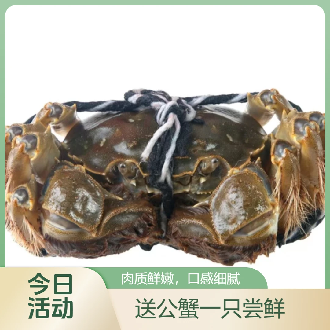 今日活动送公蟹一只