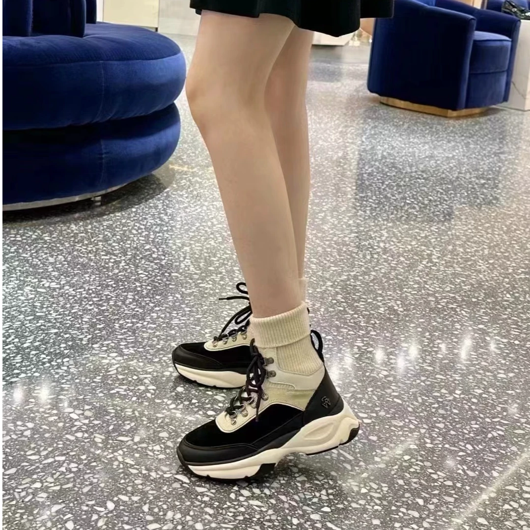 【长春卓展SW】SW HIKER HIGH-TOP TRAINER牛皮/磨砂皮拼接运动鞋
