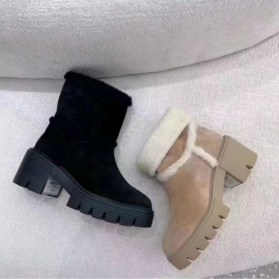 【长春卓展SW】LENNOX BOOTIE磨砂皮/剪羊毛短靴