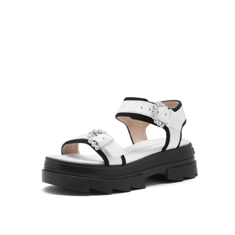 【沈阳中兴SW】NOHO PEARL BUCKLE SANDAL凉鞋