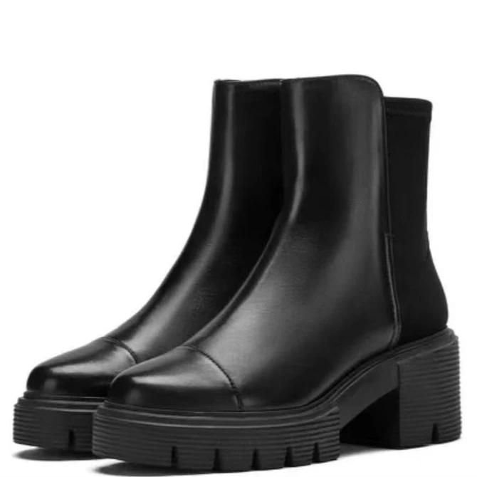 【沈阳万象城】SW 5050 SOHO BOOTIE 新款厚底粗跟短靴时尚