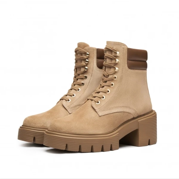 StuartWeitzman【商场同款】SW SOHO LACE-UP BOOTIE 马丁靴短靴