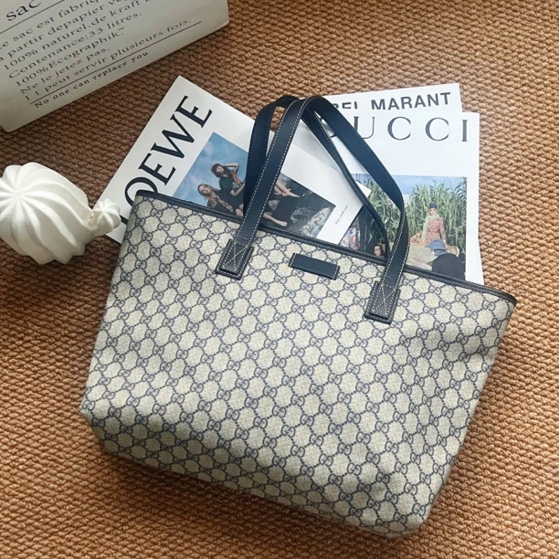 95新 GUCCI/GUCCI Gucci老花单肩托特包8684152