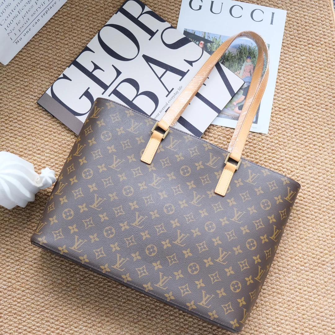 95新 LouisVuitton/路易威登 老花大号薇薇安托特包单肩包3932339