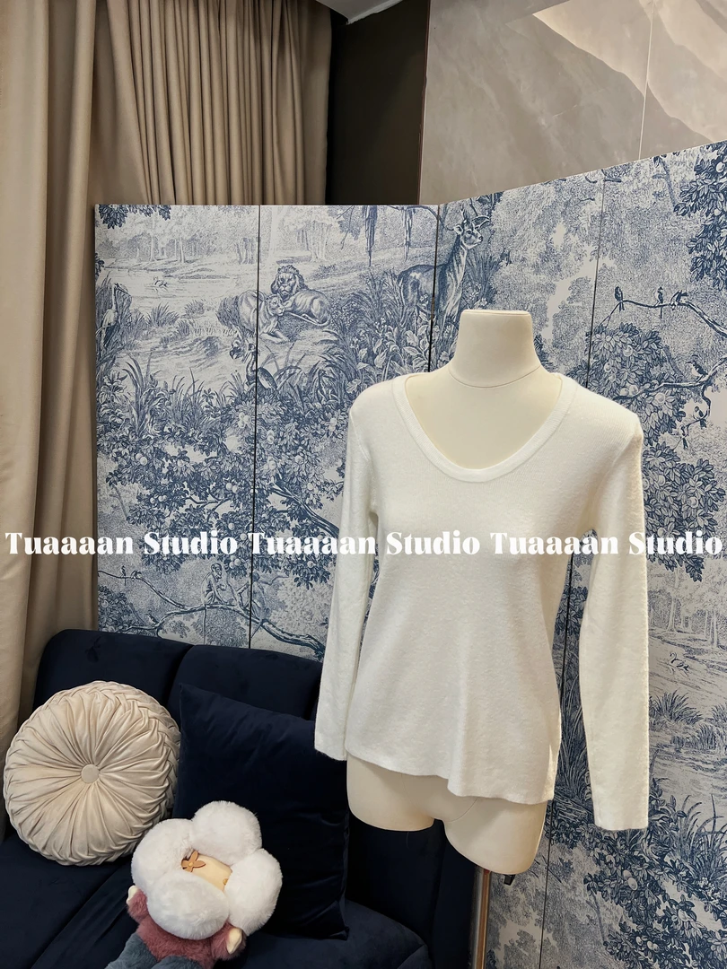 TUAAAAN"初雪"秋冬圆领百搭休闲打底衫