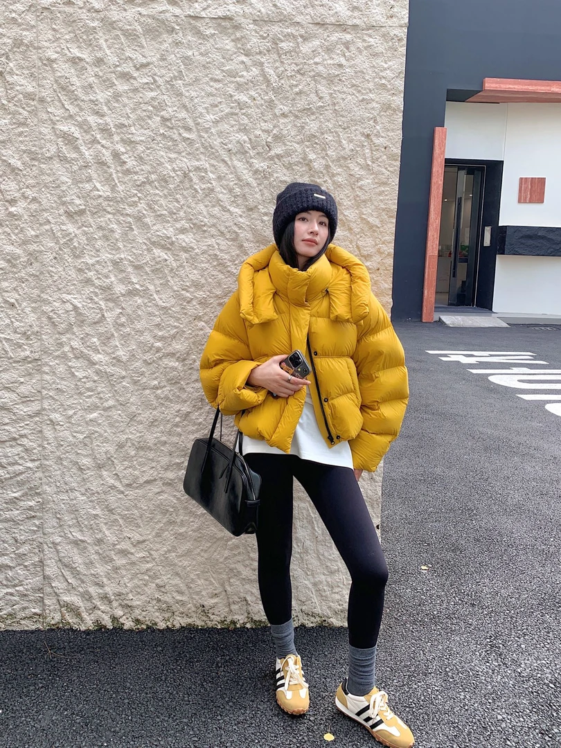 (老婆同款)24年新款90白鸭绒加厚柔软减龄泡芙羽绒服JMS-657