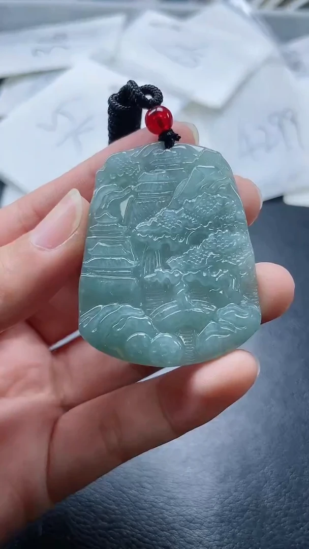 【闪购商品】翡翠颈饰未镶嵌多样性发货一件发货-大山水