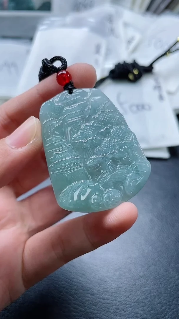 【闪购商品】翡翠颈饰未镶嵌多样性发货一件发货-大山水