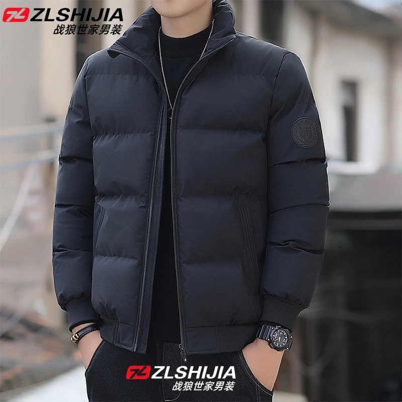 战狼世家男士棉衣运动休闲潮流棉服防风加厚保暖立领秋冬季棉袄男