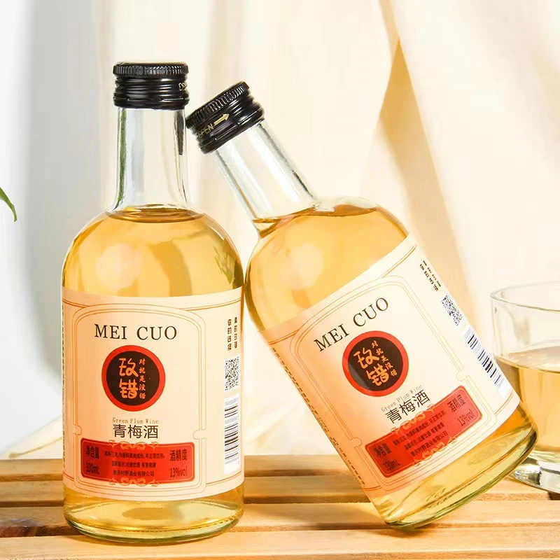 包邮福利价玫错青梅酒果酒低度330毫升梅子酒低度微醺女士甜酒