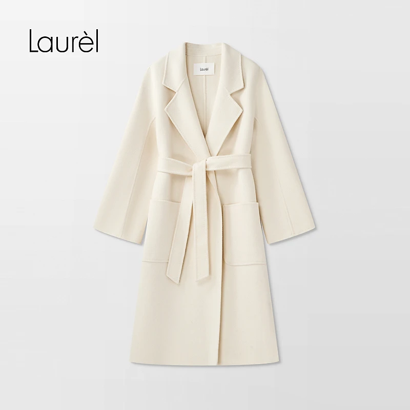 Laurel【绵羊毛】劳芮冬新款气质优雅羊毛大衣女LWD333D07500