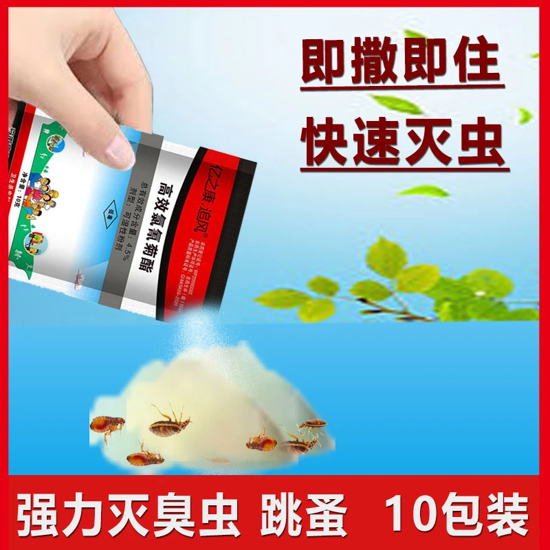 家用吸血臭虫高效杀虫粉剂灭除跳蚤药床上神器虱子杀虫剂蚂蚁克星