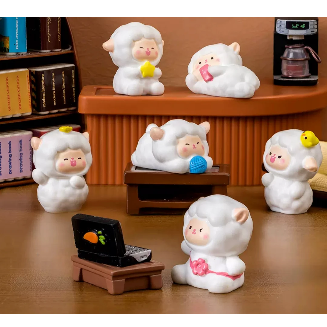 【九宫格+对对碰】手工DIY树脂可爱小羊挂件桌面摆设