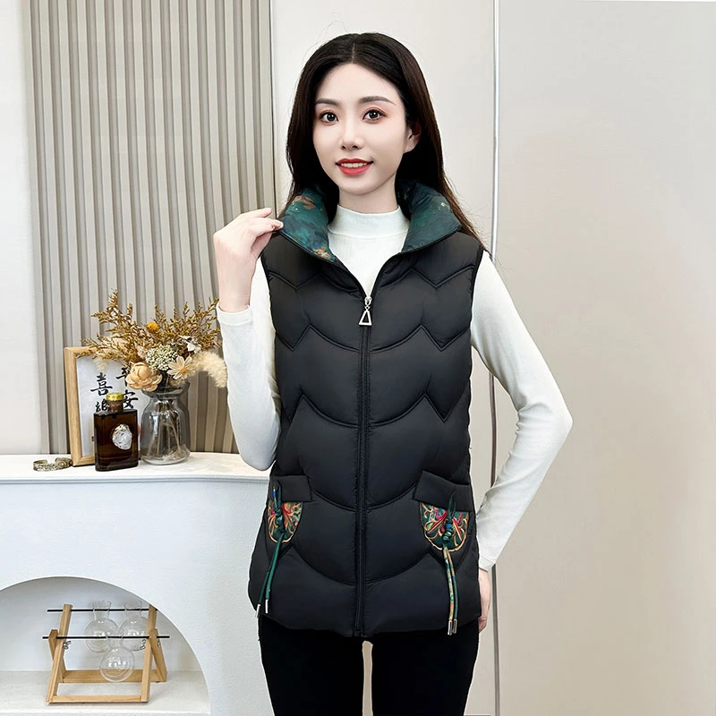 马甲女秋冬小坎肩轻便国风小马甲