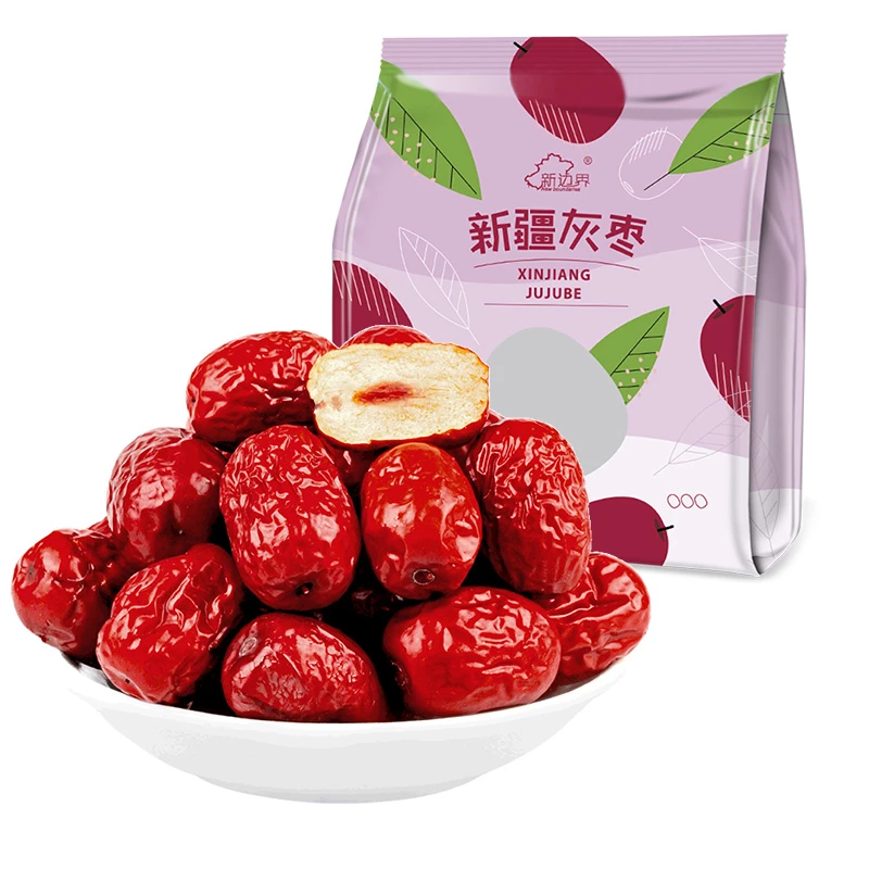 新边界枣类优质红枣灰枣肉厚核小500g营养煲汤煲粥干吃美味品质
