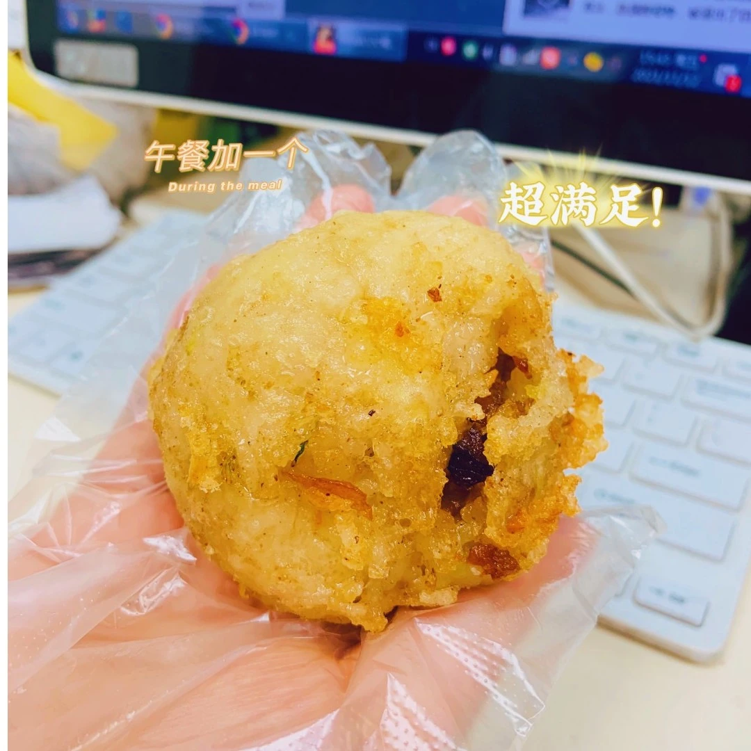 潮汕特产糯米猪肉鸟蛋球一包500g 到手6个