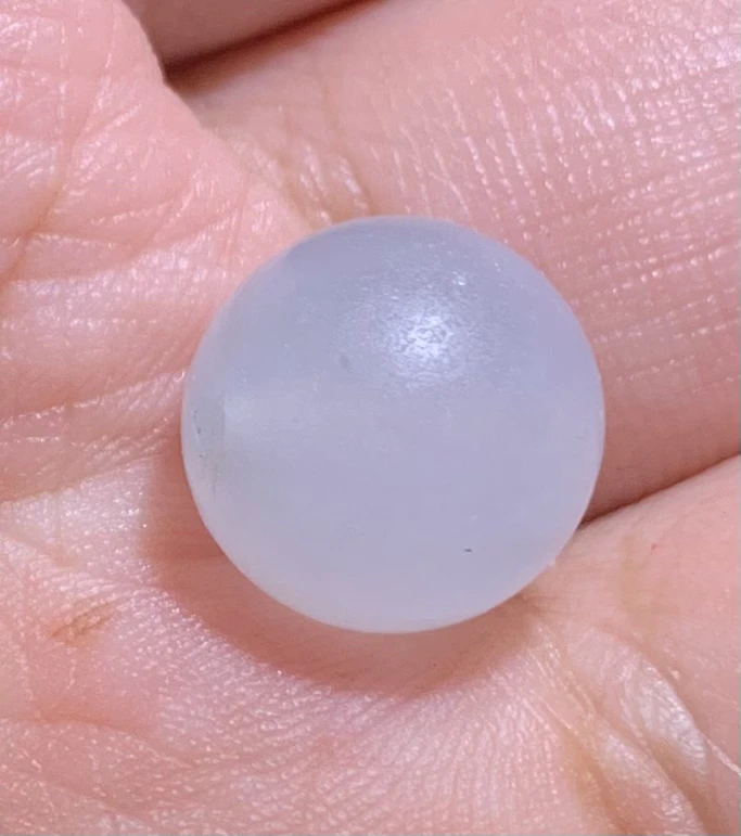 【圆珠•卡12】缅甸天然A货翡翠冰种毛货圆珠精致锁骨链散珠手串珠