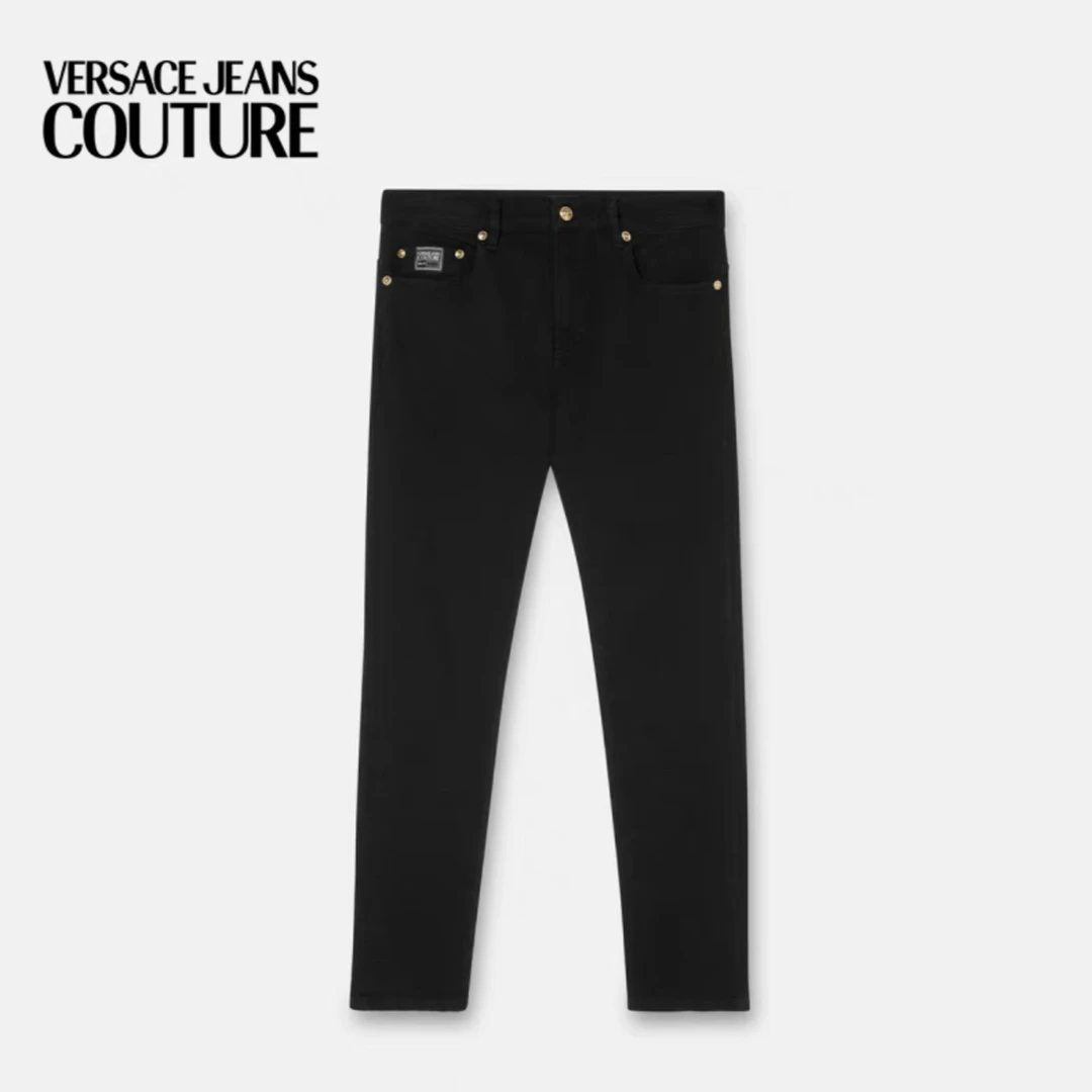 VERSACE JEANS COUTURE/范思哲 男士Piece Number修身牛仔裤