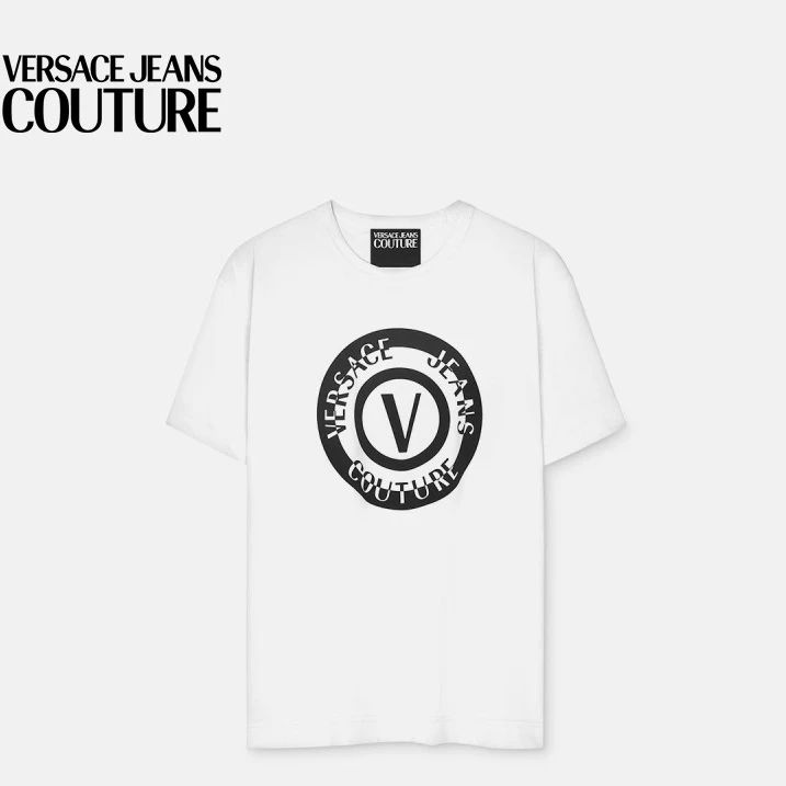 VERSACE JEANS COUTURE 男士V-Emblem Logo T恤