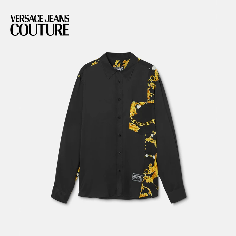 【双11先享】VERSACE JEANS COUTURE 男士Chain Couture衬衫