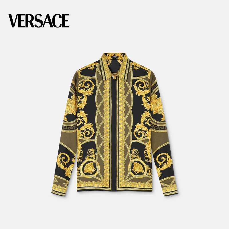 【蔡徐坤同款】VERSACE/范思哲 La Coupe des Dieux真丝衬衫