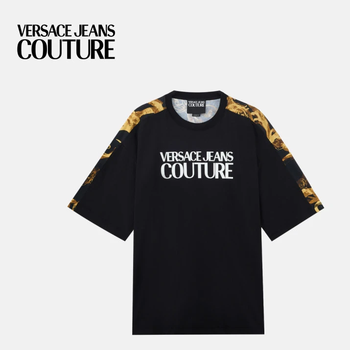 VERSACE JEANS COUTURE 男士Logo T恤