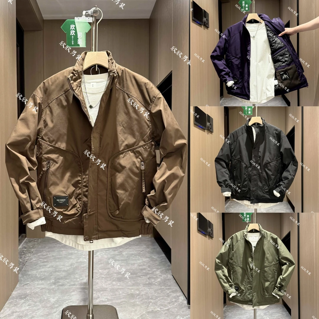 （棉衣）简约立领工装户外冲锋潮流时尚男士夹克外套