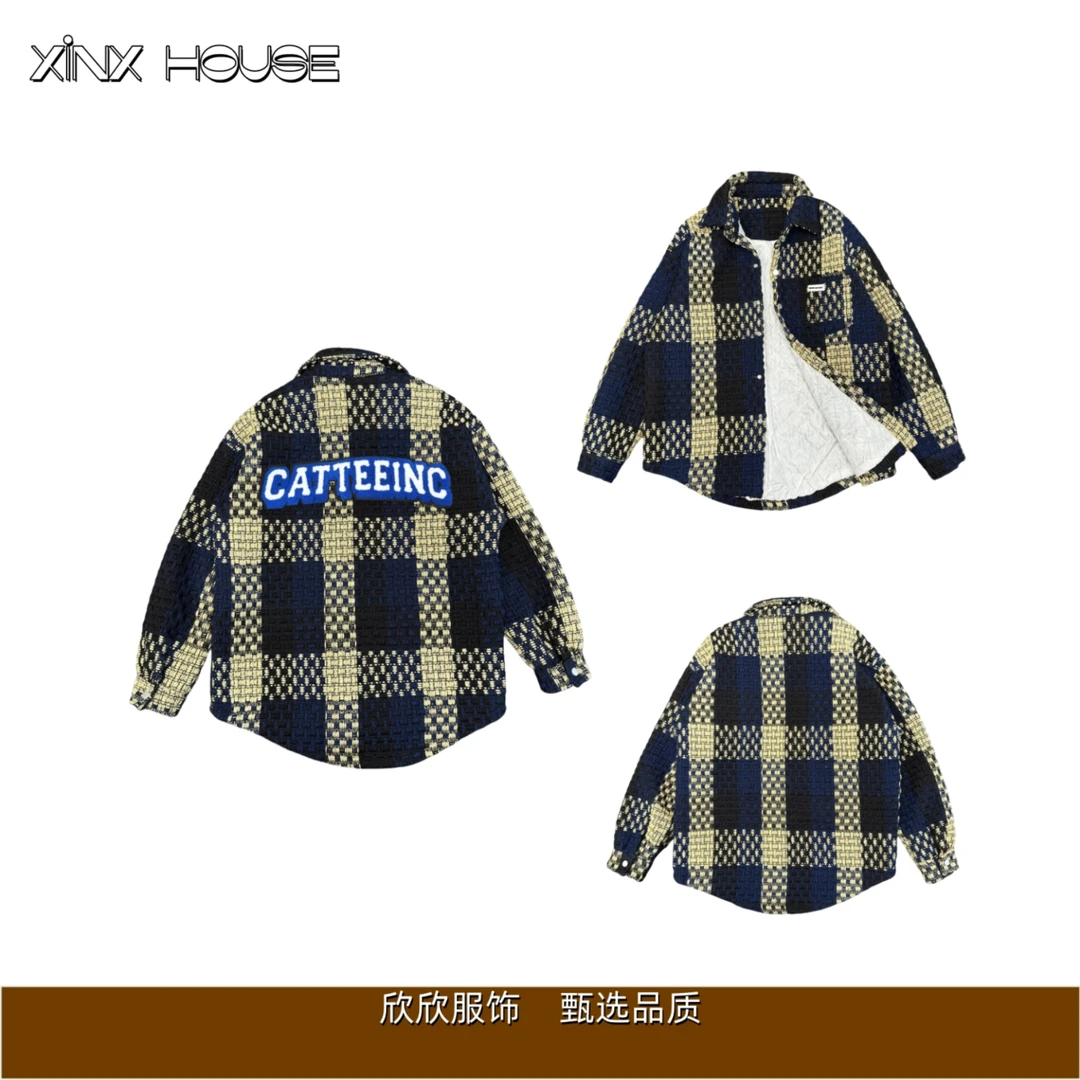 痞帅潮牌燕尾男士复古小香风粗线编织外套