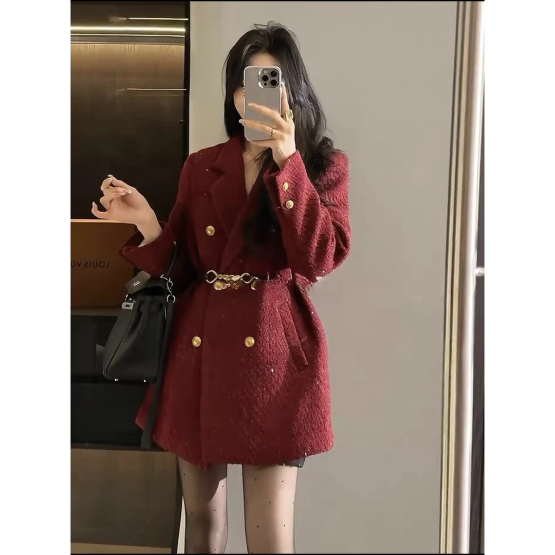 小香羽绒气质西装ZBW31411衣长73