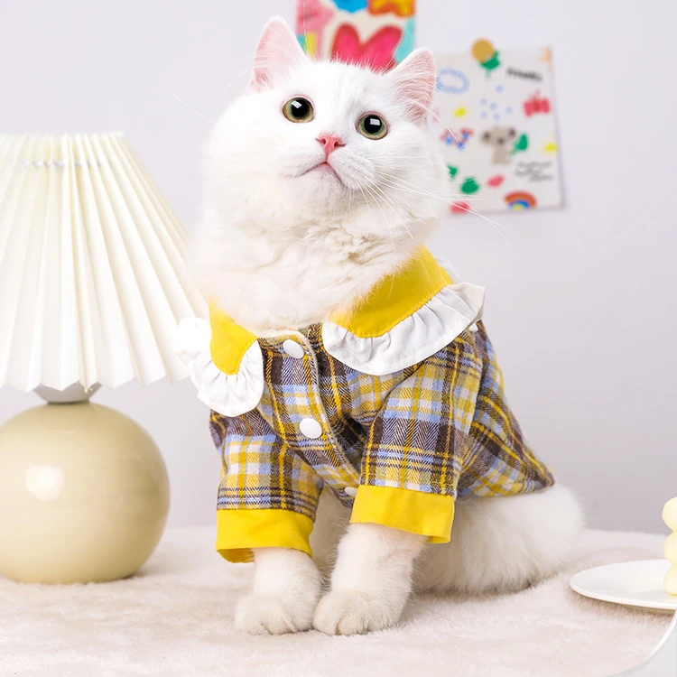 华元HY-A373宠物衣服 小型犬狗狗猫咪印花兔两腿冬装加厚