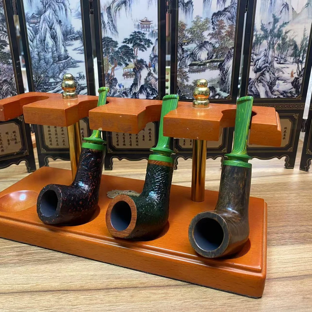 4纯手工石楠木烟斗