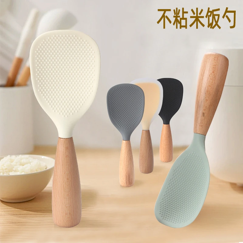 【御慕】可立饭勺硅胶盛饭铲子不粘米饭勺子电饭煲专用家用饭铲用