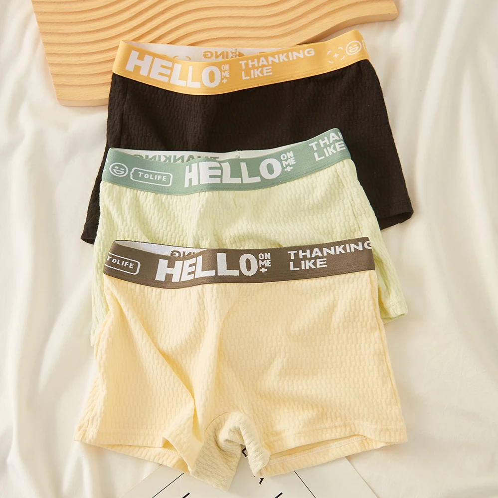 平角内裤女士纯棉抗菌裆婴儿棉les帅t大码运动学生四角短裤女士
