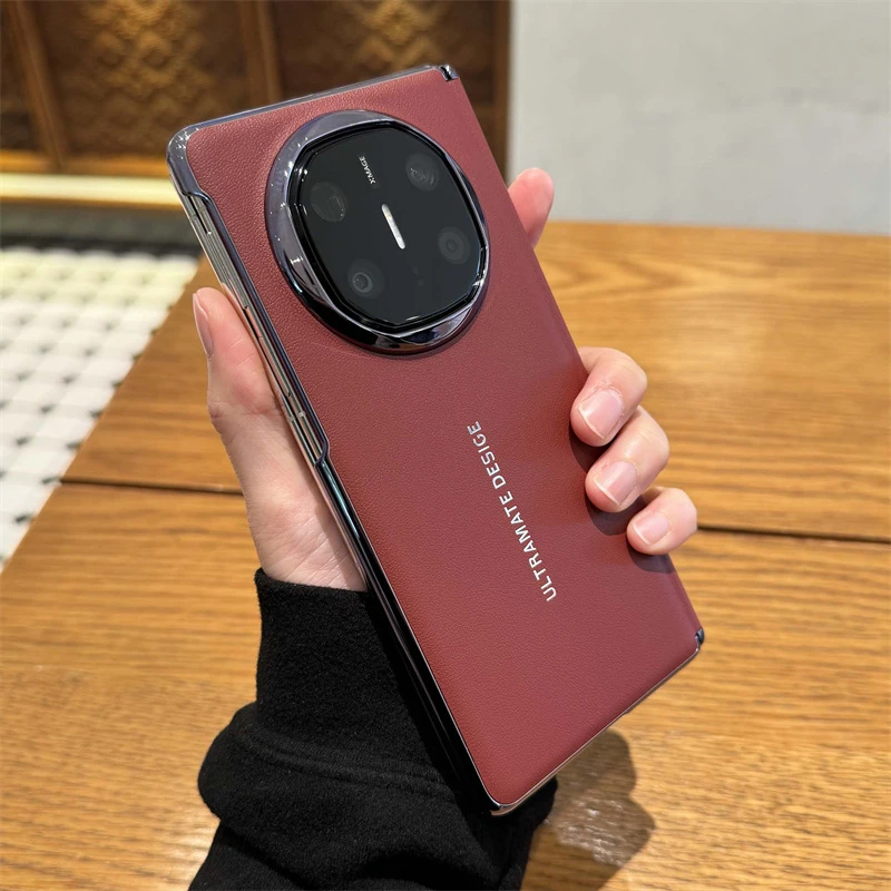 新年红中轴华为mate x6手机壳秒变XT折叠屏mate x6典藏版保护适用