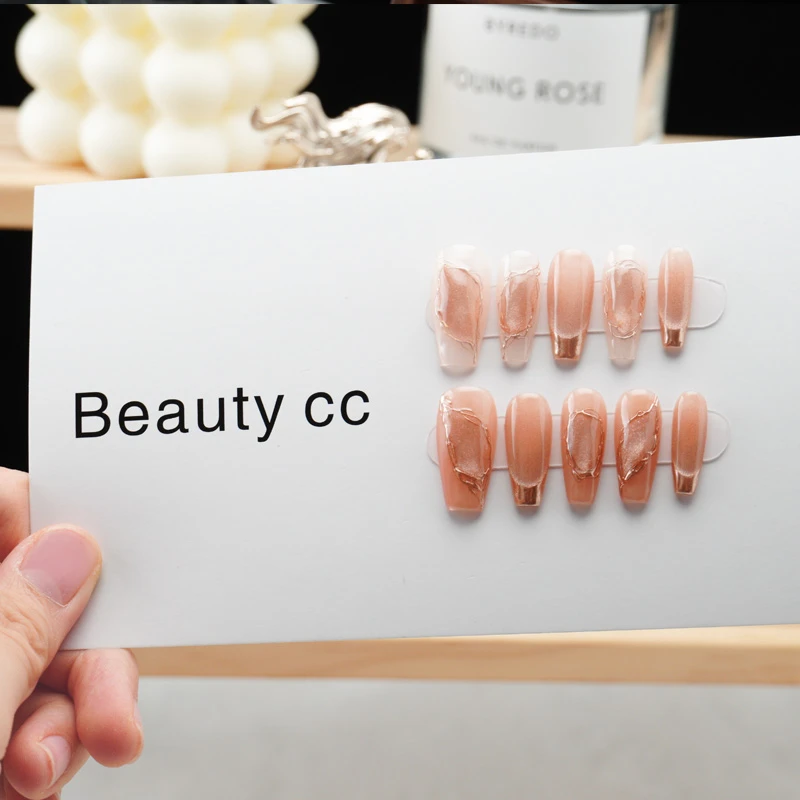 【海棠微醺】Beautycc纯手工穿戴甲