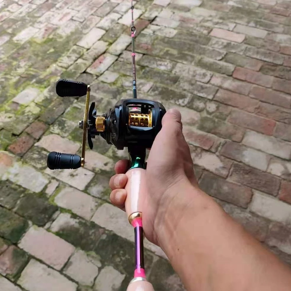 微物实心马口路亚竿套装超软碳素双稍UL调白条直枪柄纺车水滴轮