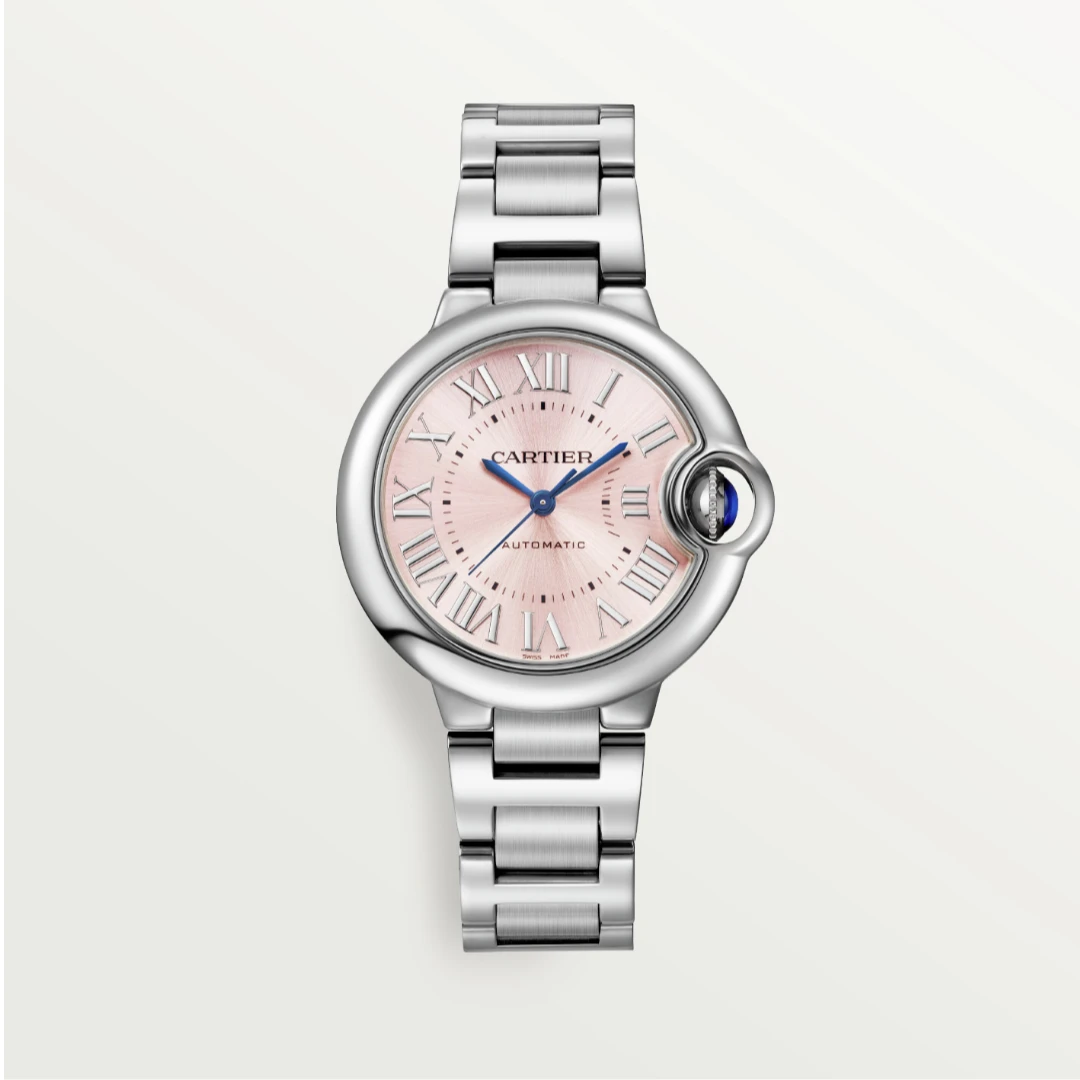 全新未使用 Cartier/卡地亚 蓝气球/33mm/女表/WSBB0068/机械/粉