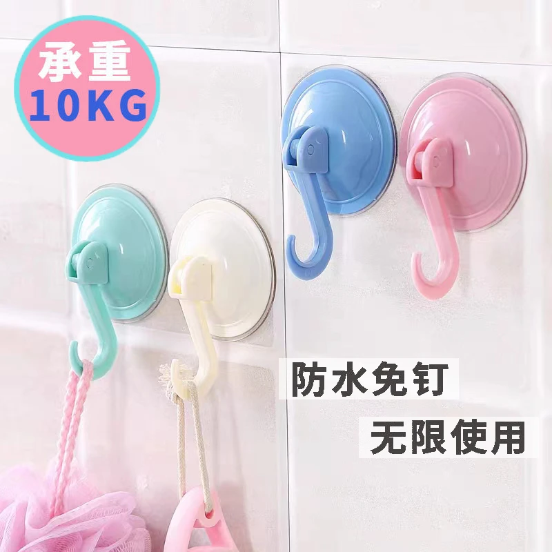 力吸盘挂钩免打孔浴室厨房无痕墙壁粘钩挂钩壁挂式可重复使用