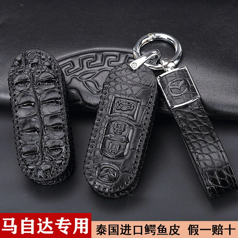 适用马自达3钥匙套CX-4昂克赛拉CX-5阿特兹CX-8 CX30车钥匙包扣壳