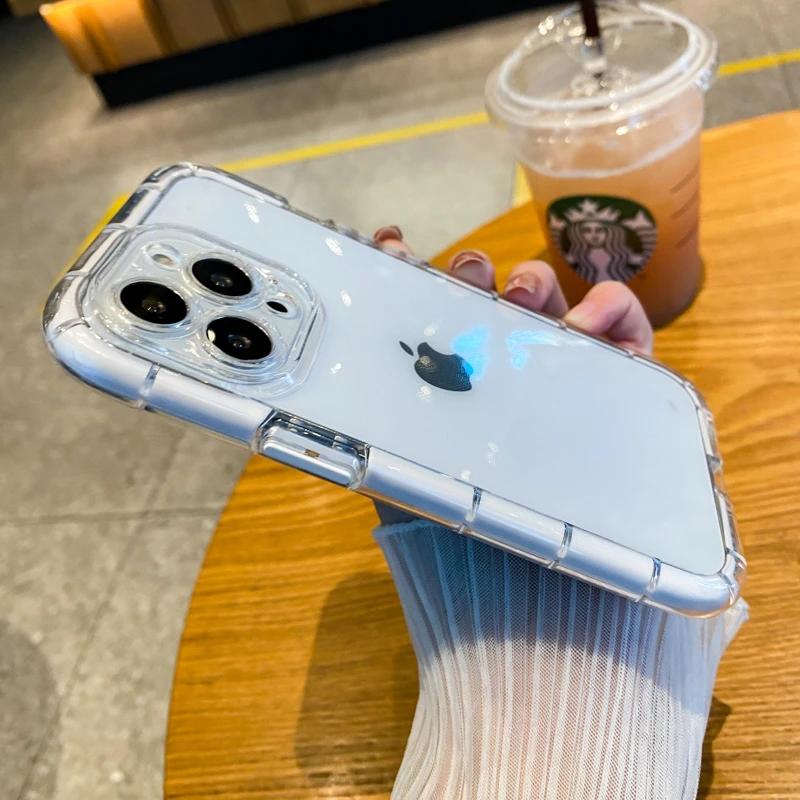 彩边夜光适用苹果13手机壳透明iphone15promax女款高级感14防摔