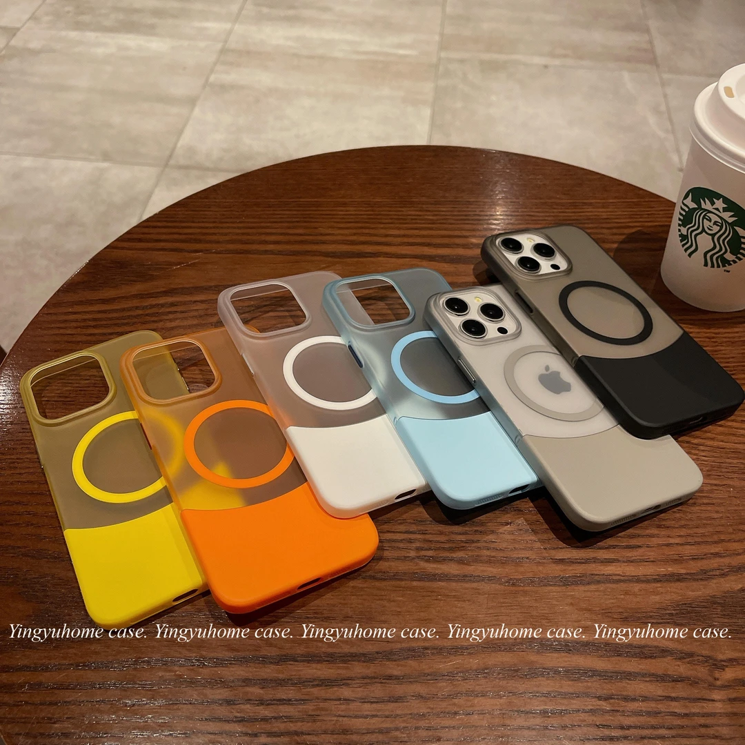 磁吸适用苹果17Pro手机壳新款iphone16promax防摔13男女15Pro双色