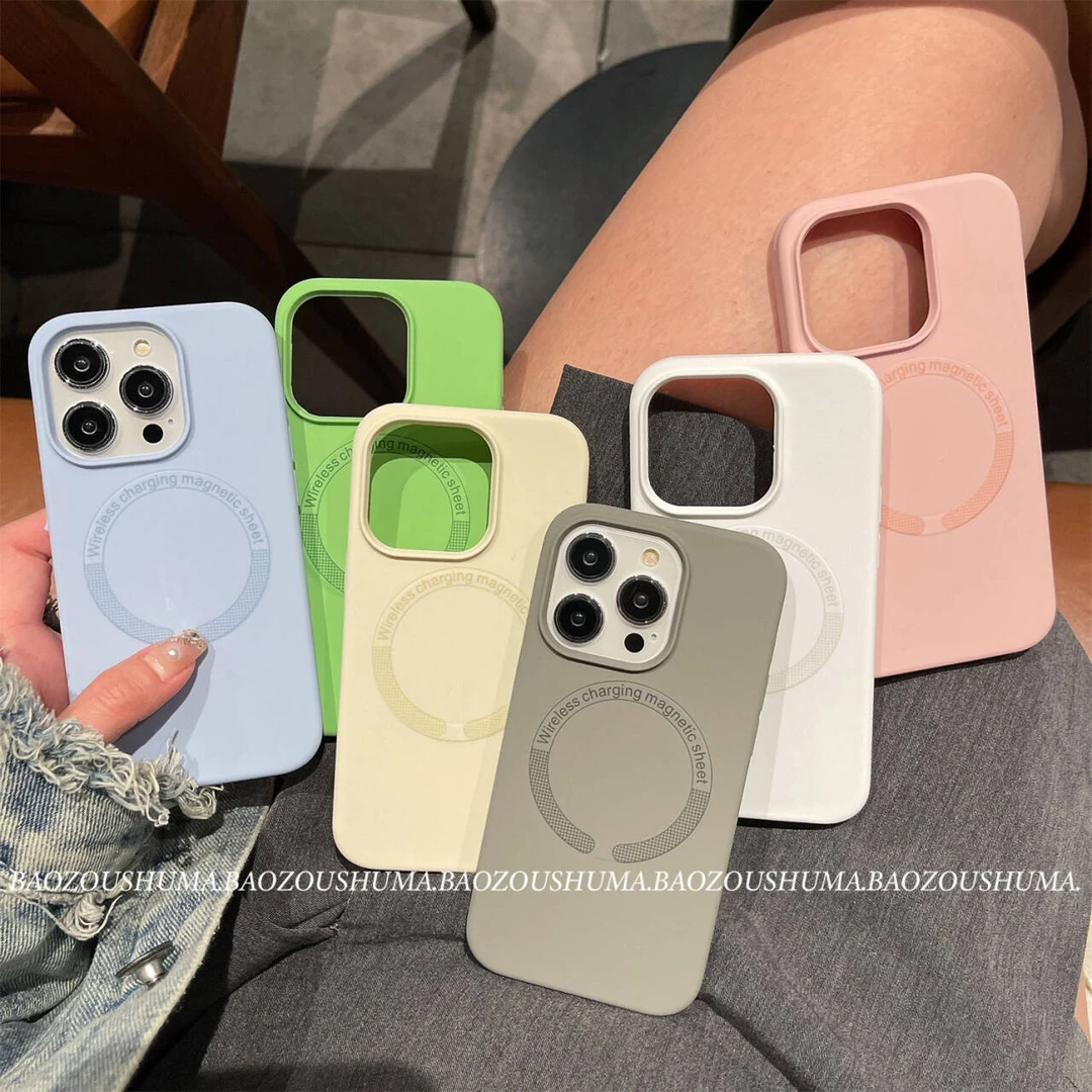适用苹果15promax手机壳iPhone16液态硅胶13情侣12防摔11磁吸纯色